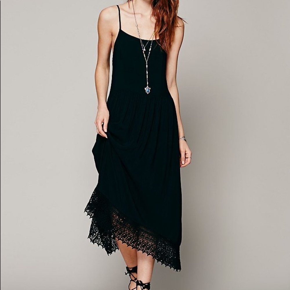 Free People Intimately Easy Breezy Crochet Slip